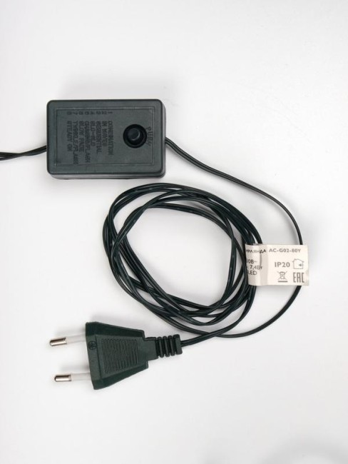 Гирлянда AC-G02-80Y 80LED 8.8м 8реж. 220В желт. ФАZА 5047693 Гирлянда AC-G02-80Y 80LED 8.8м 8реж. 220В желт. ФАZА 5047693