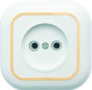 Розетка 1-м СП Валентина РС10-153 10А IP20 бел./зол. Кунцево 7652 Розетка 1-м СП Валентина РС10-153 10А IP20 бел./зол. Кунцево 7652