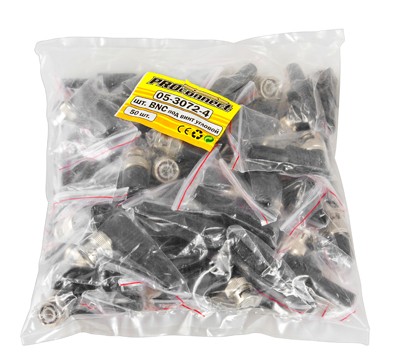 Разъем BNC штекер под винт с колпачком угловой PROconnect Разъем BNC штекер под винт с колпачком угловой PROconnect