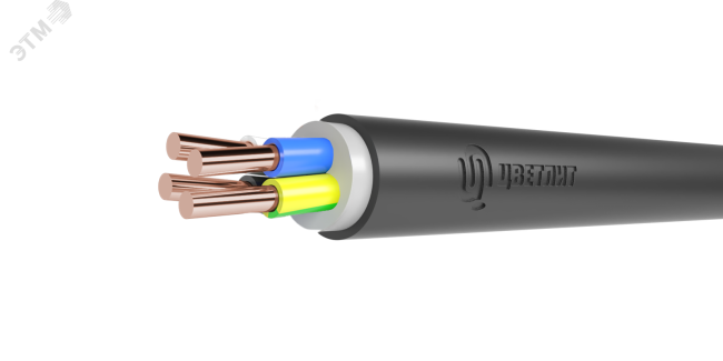Кабель силовой ППГнг(A)-HF 4х2.5ок(N)-0.66 ТРТС