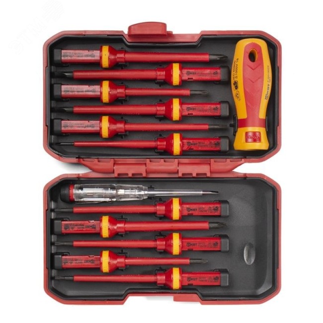 Набор диэлектрического отверток Профи НИО-4412 Набор диэлектрического отверток Профи НИО-4412