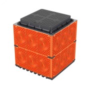 Колодец пластиковый для кабельной канализации с   пластиковым люком, F0,750х750х750 Колодец пластиковый для кабельной канализации с   пластиковым люком, F0,750х750х750