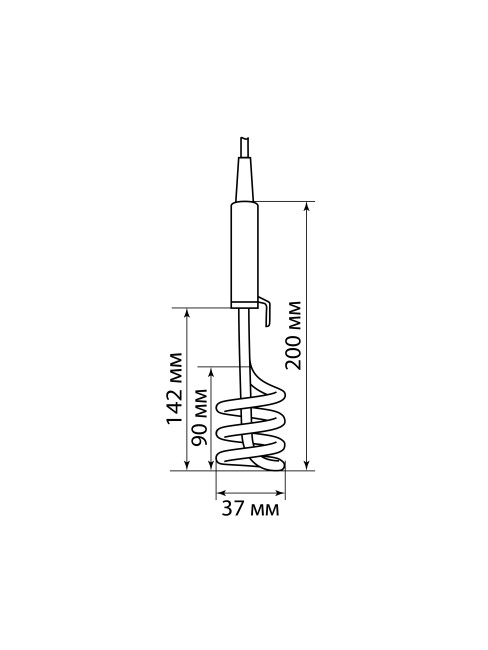 Электрокипятильник ЭК-2,5; 230 В, 2,5 кВт, ТЭН 14 см, TDM Электрокипятильник ЭК-2,5; 230 В, 2,5 кВт, ТЭН 14 см, TDM