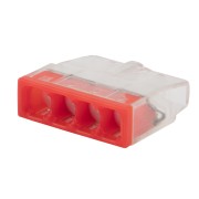 Экспресс-клемма с пастой REXANT СМК 2273-244, 4-проводная 0.5-2.5 мм², прозрачная, блистер (5 шт./уп.) Экспресс-клемма с пастой REXANT СМК 2273-244, 4-проводная 0.5-2.5 мм², прозрачная, блистер (5 шт./уп.)