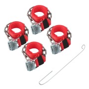 Цепи (браслеты) противоскольжения REXANT для легковых автомобилей, однорядные, к-т 4 шт. Цепи (браслеты) противоскольжения REXANT для легковых автомобилей, однорядные, к-т 4 шт.