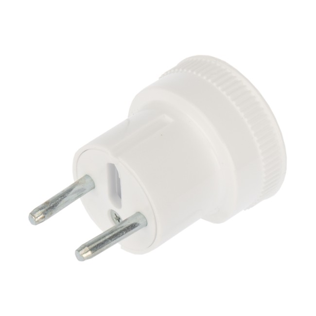 Адаптер сетевой (переходник) с Евро А/F на тонкую вилку С1 «Стакан» с бортами 6 А б/з REXANT Адаптер сетевой (переходник) с Евро А/F на тонкую вилку С1 «Стакан» с бортами 6 А б/з REXANT