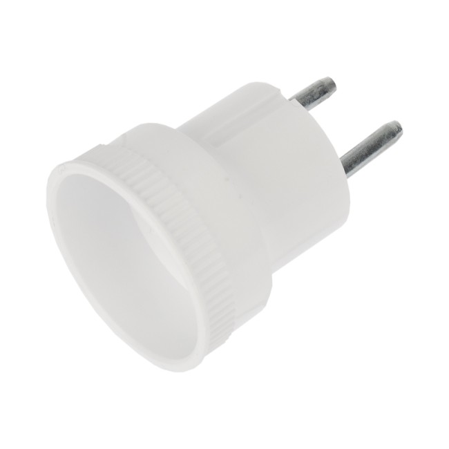 Адаптер сетевой (переходник) с Евро А/F на тонкую вилку С1 «Стакан» с бортами 6 А б/з REXANT Адаптер сетевой (переходник) с Евро А/F на тонкую вилку С1 «Стакан» с бортами 6 А б/з REXANT