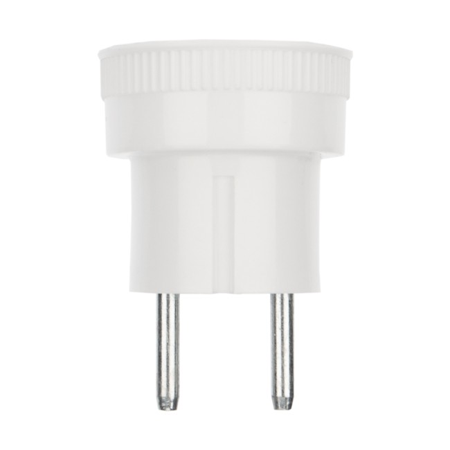 Адаптер сетевой (переходник) с Евро А/F на тонкую вилку С1 «Стакан» с бортами 6 А б/з REXANT Адаптер сетевой (переходник) с Евро А/F на тонкую вилку С1 «Стакан» с бортами 6 А б/з REXANT