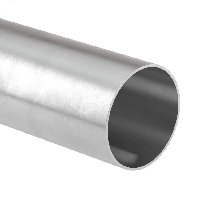 Труба жесткая оцинкованная D=63x1.5x3000 мм Труба жесткая оцинкованная D=63x1.5x3000 мм