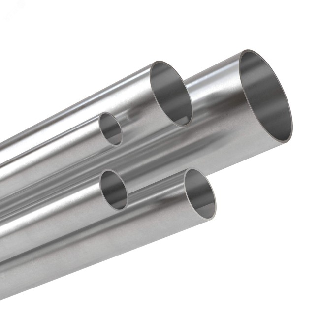 Труба жесткая оцинкованная D=63x1.5x3000 мм Труба жесткая оцинкованная D=63x1.5x3000 мм