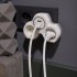 Двойник электрический 16 А с заземлением и защитными шторками + 2 USB порта, 2,4 А, белый REXANT 