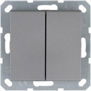 Выключатель 2-кл. 10А IP20 механизм алюм. Jasmart G3023S