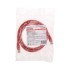Патч-корд U/UTP, CAT 5e, RJ45-RJ45, 26AWG, LSZH, красный, 3м  REXANT