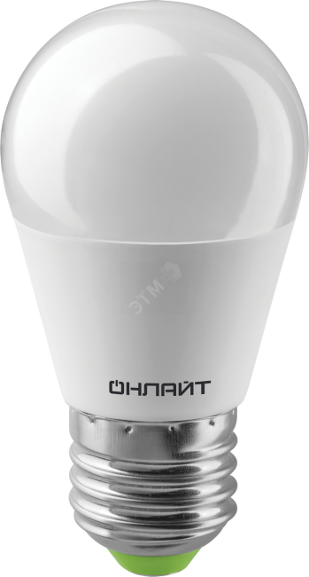 Лампа светодиодная LED 10вт Е27 белый матовый шар