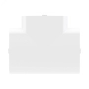 Угол плоский Т-образный 90х50 мм с разделителем IN-Liner FRONT