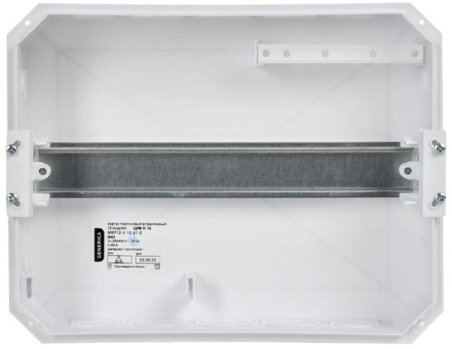 Бокс ЩРВ-П-12 мод. встраив. пластик IP41 GENERICA MKP12-V-12-41-G