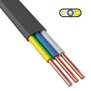 Кабель силовой медный ВВГ-Пнг(А)-LS 3x4 мм² 100 м, ГОСТ 31996-2012, ТУ 16.К71-310-2001 Кабель силовой медный ВВГ-Пнг(А)-LS 3x4 мм² 100 м, ГОСТ 31996-2012, ТУ 16.К71-310-2001