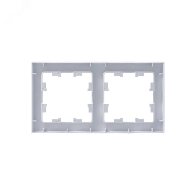 Рамка двухпостовая ATLASDESIGN универсальная белый Рамка двухпостовая ATLASDESIGN универсальная белый