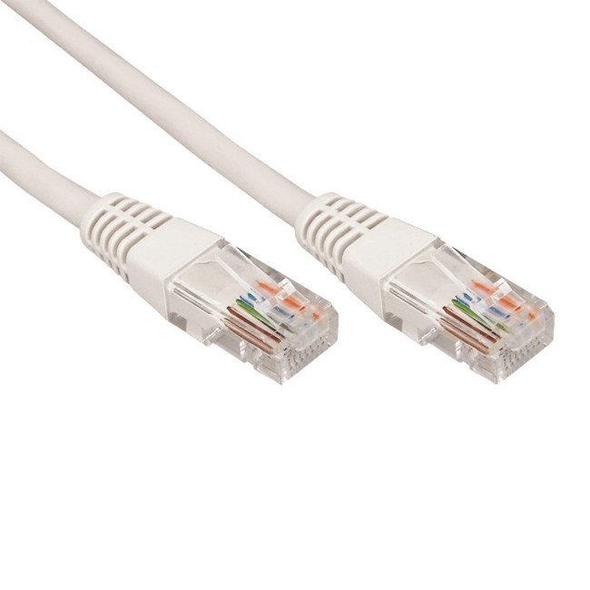 Шнур коммутационный, патч-корд U/UTP RJ45-RJ45, CAT 5e, PVC серый, 5м REXANT 