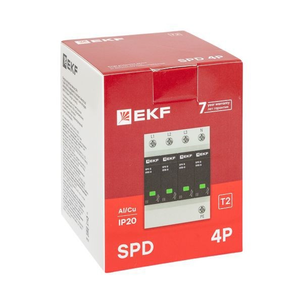 Ограничитель перенапряжения имп. ОПВ-В4 EKF opv-b4