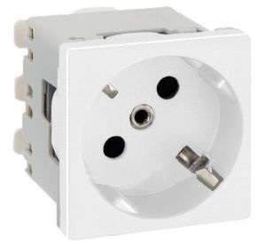 Розетка 1-м СП 2мод. Simon Connect 16А IP20 250В с заземл. модуль K45 винтов. клеммы механизм бел. Simon K01-9 Розетка 1-м СП 2мод. Simon Connect 16А IP20 250В с заземл. модуль K45 винтов. клеммы механизм бел. Simon K01-9