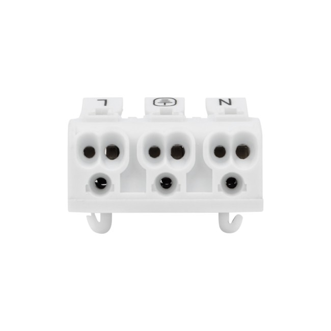 Клемма пружинная соединительная КСП 3-полюсная с монтажными ножками (100 шт./уп.) REXANT