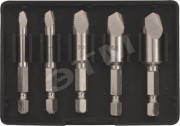 Экстракторы для болтов и шпилек усиленные, HSS сталь, Профи 5 шт