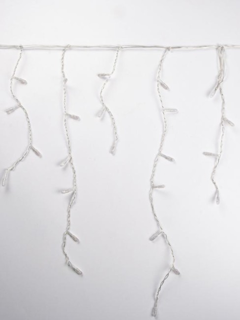 Гирлянда "Бахрома" OIC100LSE-WW-T-I4-F 100 LED WH уличная IP44 бел. SHLights 4690601035004