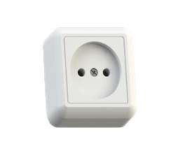 Розетка 1-м ОП Оптима РА10-375 10А IP20 без заземл. с монтаж. пластиной бел. Кунцево 8006 Розетка 1-м ОП Оптима РА10-375 10А IP20 без заземл. с монтаж. пластиной бел. Кунцево 8006