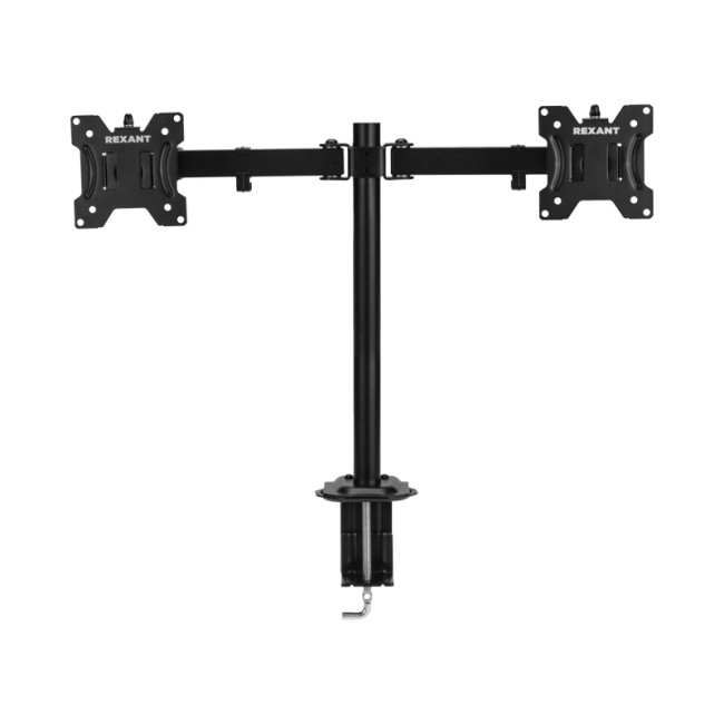 Кронштейн для двух мониторов 13"-32", одно колено настольный, серия офис REXANT