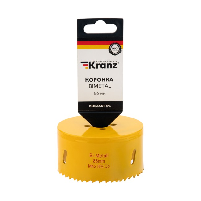 Коронка Bimetal 86 мм Kranz Коронка Bimetal 86 мм Kranz