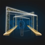 Декоративная арка Тоннель Треугольники 300 см Декоративная арка Тоннель Треугольники 300 см