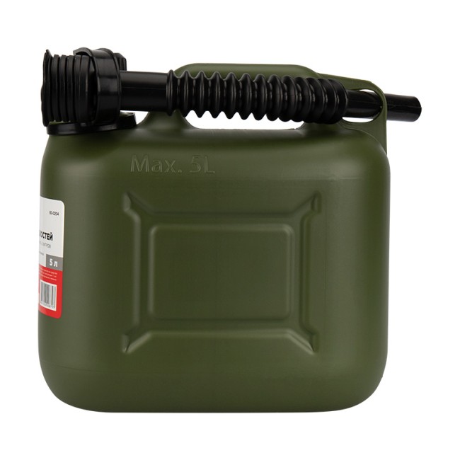 Канистра REXANT для ГСМ и технических жидкостей, вертикальная 5 л, пластиковая, усиленная