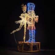 Декоративная декорация Щелкунчик и балерина 180 см Декоративная декорация Щелкунчик и балерина 180 см