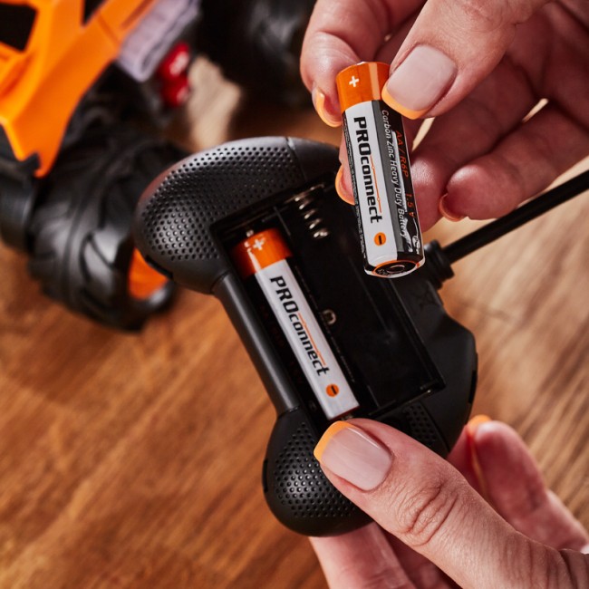 Батарейка солевая АА/R6, 1,5В, 4 шт, термопленка PROconnect