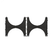 Держатель расстояния (кластер) 110мм для двустенныx труб двойной