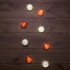 Тайские фонарики Магия 3,5 м, прозрачный ПВХ, 20 LED, теплый белый, питание 2 х АА (батарейки не в комплекте)