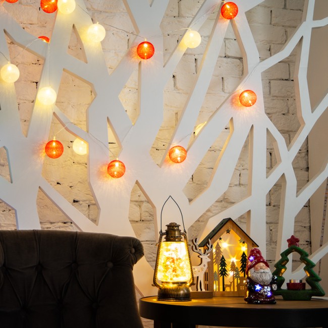 Тайские фонарики Магия 3,5 м, прозрачный ПВХ, 20 LED, теплый белый, питание 2 х АА (батарейки не в комплекте) Тайские фонарики Магия 3,5 м, прозрачный ПВХ, 20 LED, теплый белый, питание 2 х АА (батарейки не в комплекте)