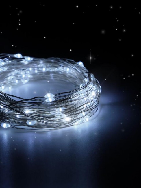 Гирлянда DC-G05-20WS2 20LED 2xCR2032 (в компл.) бел. (уп.2шт) ФАZА 5048010