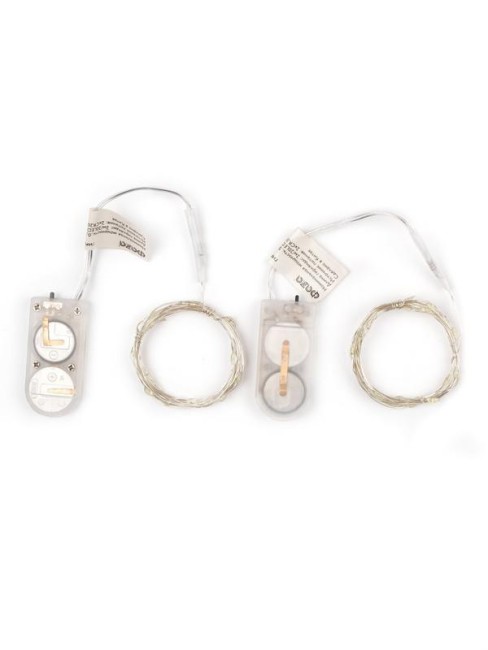 Гирлянда DC-G05-20WS2 20LED 2xCR2032 (в компл.) бел. (уп.2шт) ФАZА 5048010