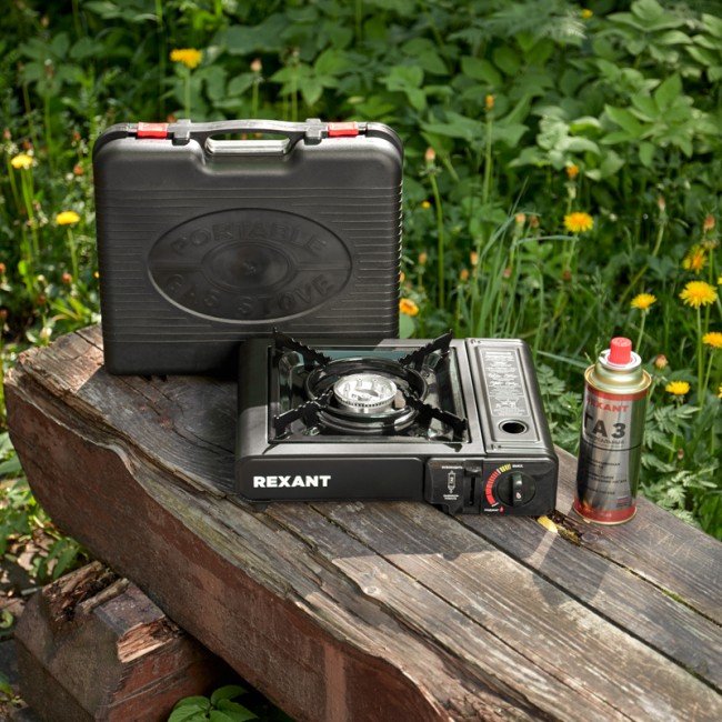Газовая туристическая плитка «Соратник» REXANT Газовая туристическая плитка «Соратник» REXANT