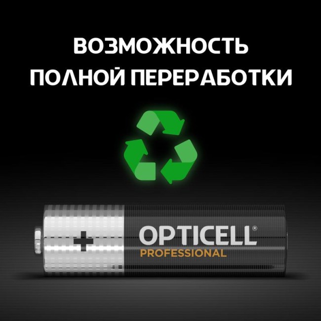 Элемент питания алкалиновый AA/LR6 (блист. 12шт) Professional Opticell 5052005 Элемент питания алкалиновый AA/LR6 (блист. 12шт) Professional Opticell 5052005