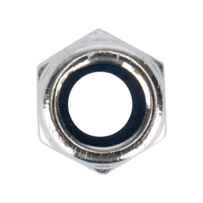 Гайка самоконтрящаяся DIN 985, с нейлоновым кольцом, M6 короб (200 шт/уп) KRANZ