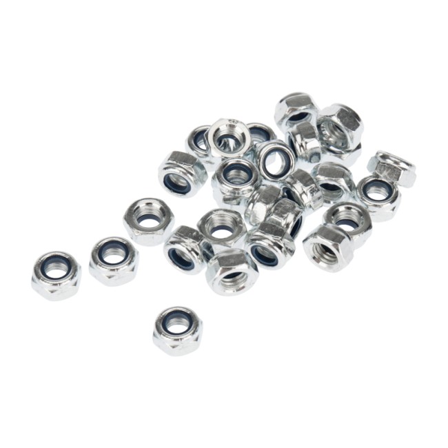 Гайка самоконтрящаяся DIN 985, с нейлоновым кольцом, M6 короб (200 шт/уп) KRANZ