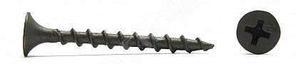 Саморез гипсокартон/дерево 3,5х51 черный (5000шт)