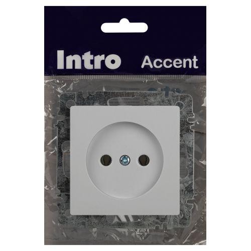 Розетка 1-м СП Accent 6-201-01 16А IP20 250В 2Р AL/CU бел. Intro Б0063653 Розетка 1-м СП Accent 6-201-01 16А IP20 250В 2Р AL/CU бел. Intro Б0063653