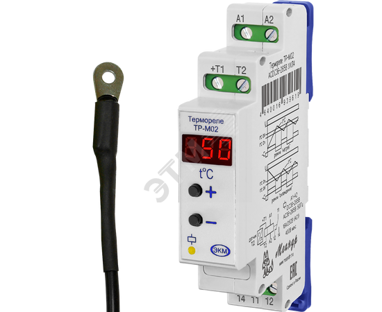 Реле контроля температуры ТР-М03 ACDC36-265В УХЛ4 с датчиком ТД-3 (стандарт)
