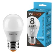 Светодиодная лампа WOLTA LX 30W45GL8E27 8Вт 6500K Е27 Светодиодная лампа WOLTA LX 30W45GL8E27 8Вт 6500K Е27