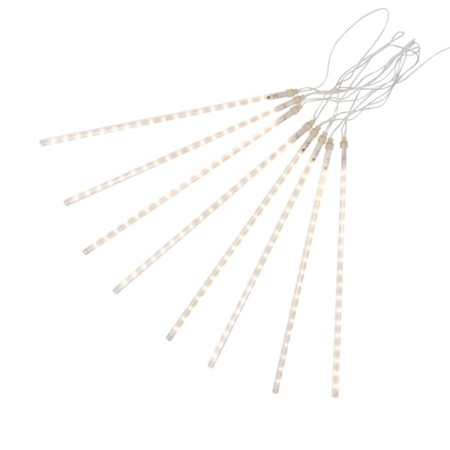 Гирлянда Тающие сосульки светодиодная, 8 шт х 50 см, шаг 50 см, 230 В, Теплые Белые светодиоды Гирлянда Тающие сосульки светодиодная, 8 шт х 50 см, шаг 50 см, 230 В, Теплые Белые светодиоды