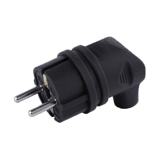 Вилка угловая 16А с заземл. каучук TOKOV ELECTRIC TKE-C05-KVU-Z Вилка угловая 16А с заземл. каучук TOKOV ELECTRIC TKE-C05-KVU-Z